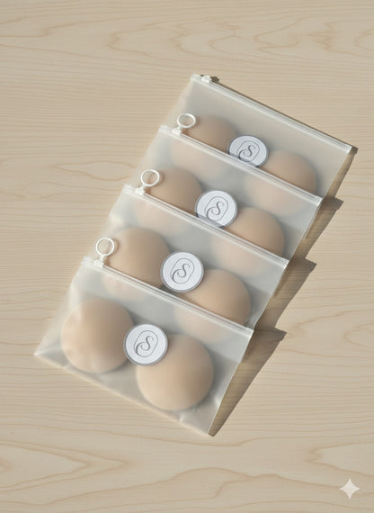 PAR DE CUBREPEZONES DE SILICONA